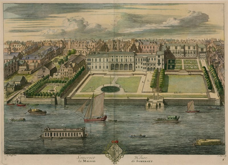 Somerset House, Londra da Leonard Knyff