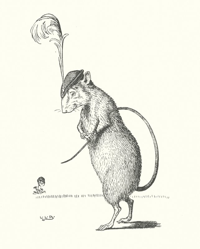 E il Ratto, indossava una piuma nel cappello da Leonard Leslie Brooke