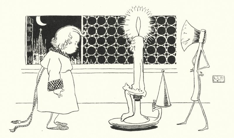 Ecco una candela per illuminarti a letto da Leonard Leslie Brooke