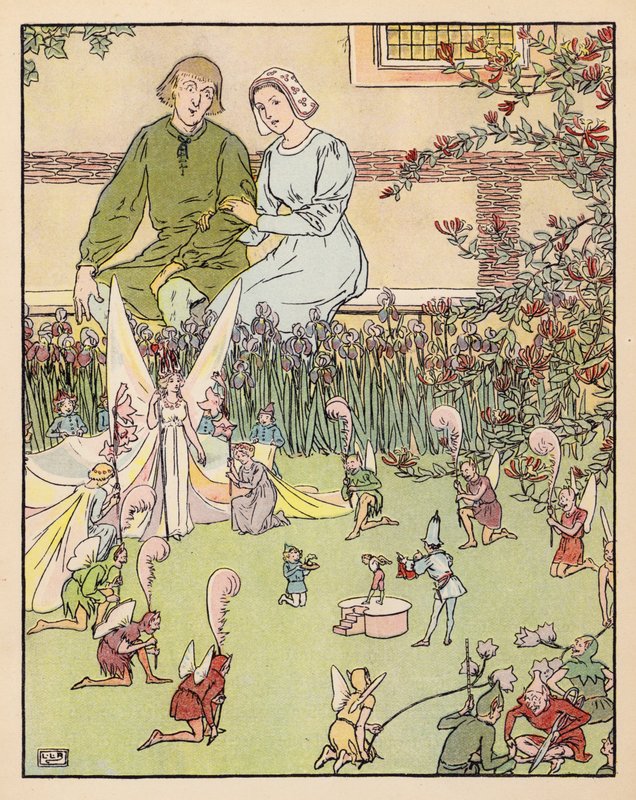 Illustrazione per Pollicino da Leonard Leslie Brooke