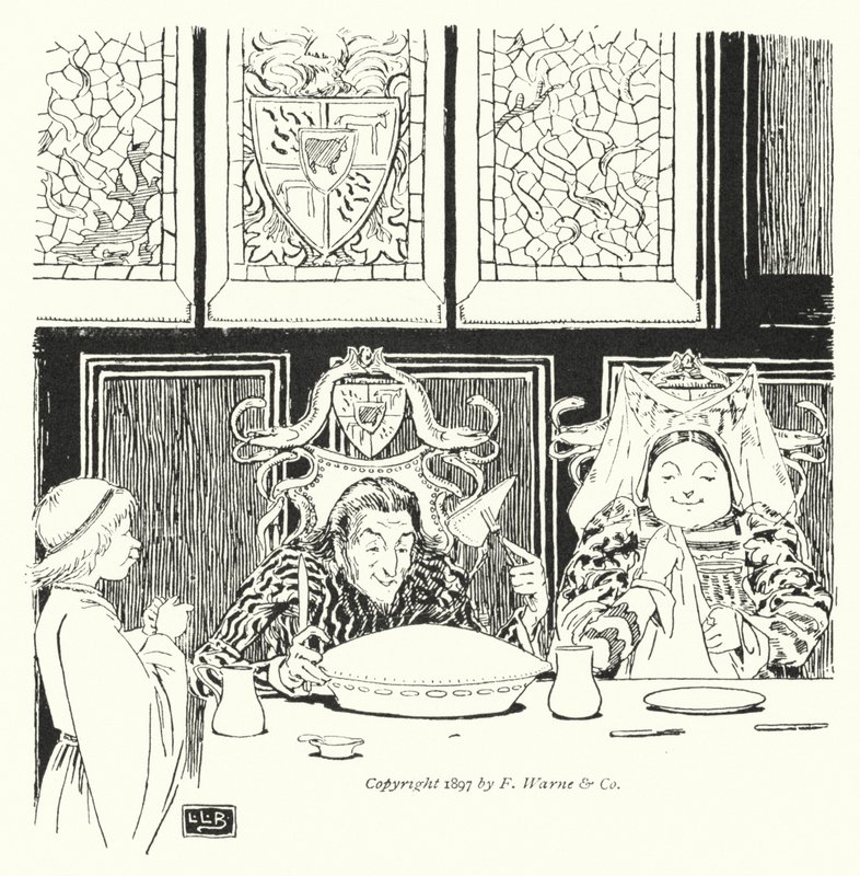 Jack Sprat non poteva mangiare grasso, sua moglie non poteva mangiare magro da Leonard Leslie Brooke