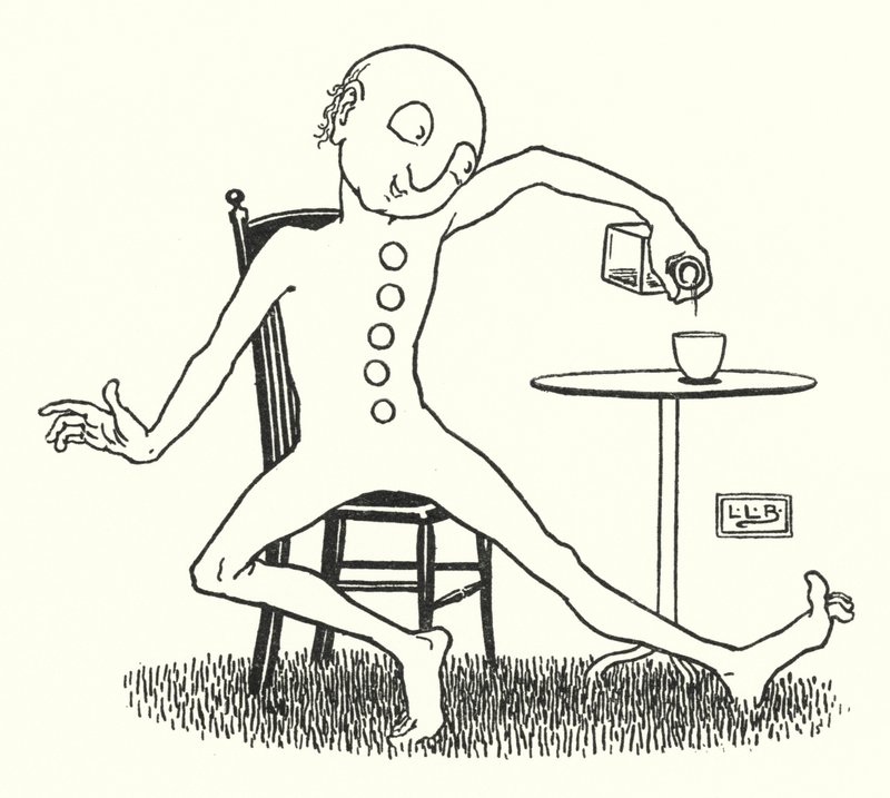 Il Pobble che non ha dita dei piedi (litografia) da Leonard Leslie Brooke