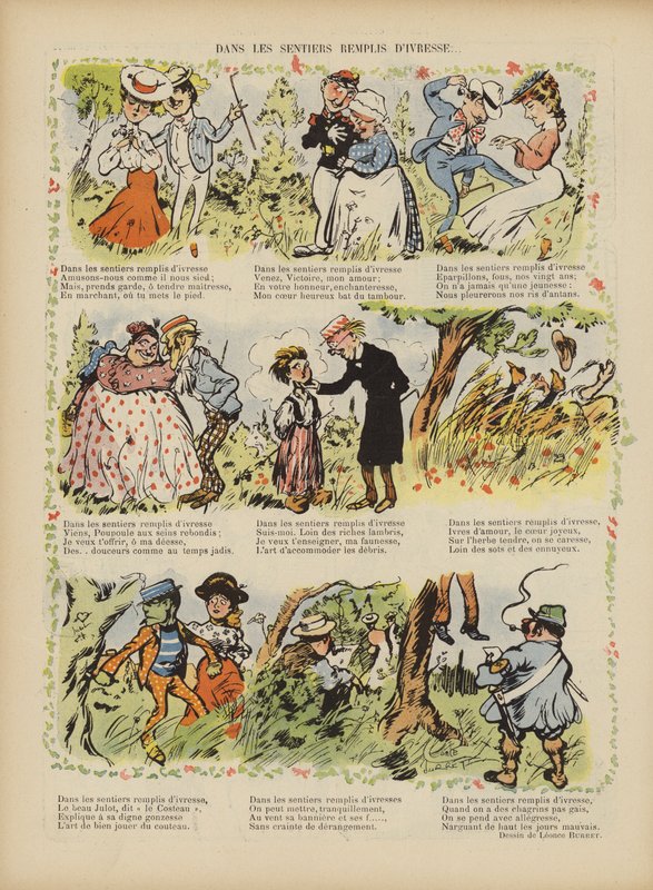 Illustrazione per Le Rire da Leonce Burret