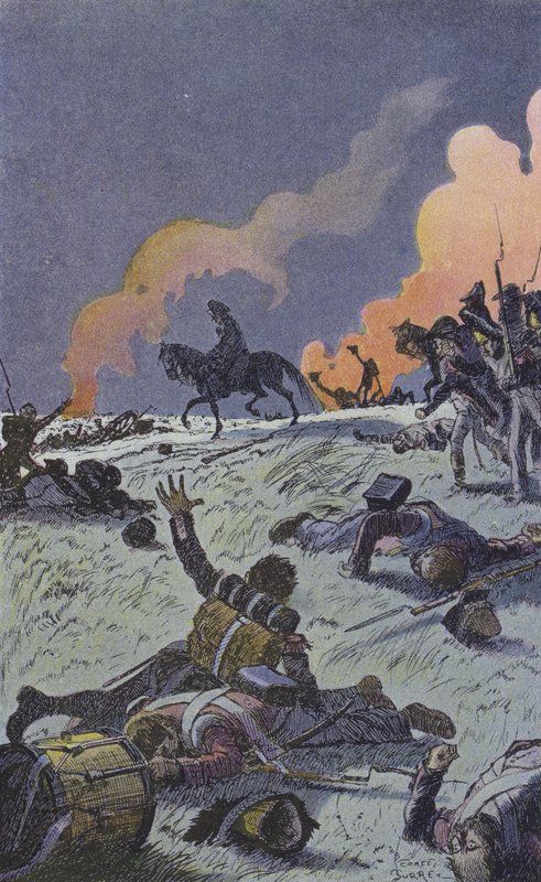 La sera dopo la Battaglia di Waterloo da Leonce Burret
