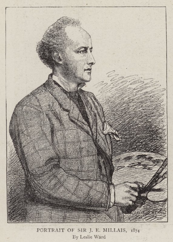 Ritratto di Sir J E Millais, 1874 da Leslie Matthew Ward