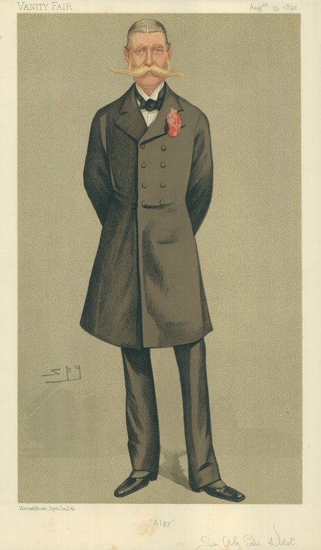 Colonnello William Cornwallis West, Algy, 13 agosto 1892, caricatura di Vanity Fair da Leslie Matthew Ward