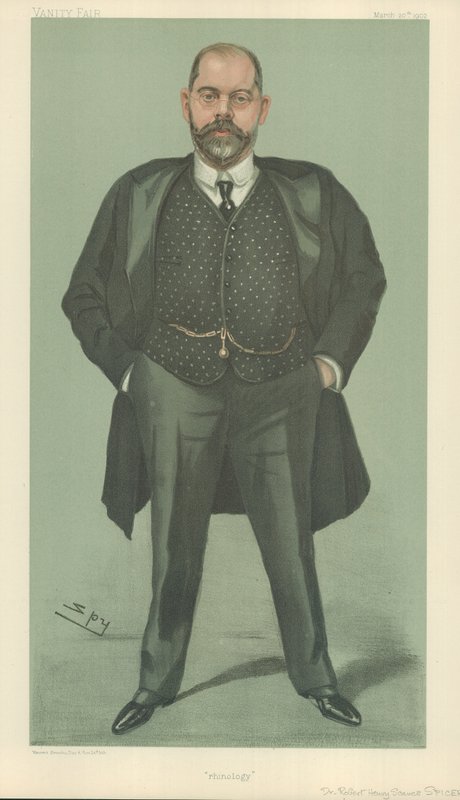 Dr Robert Henry Scanes Spicer, Rinologia, 20 marzo 1902, caricatura di Vanity Fair da Leslie Matthew Ward