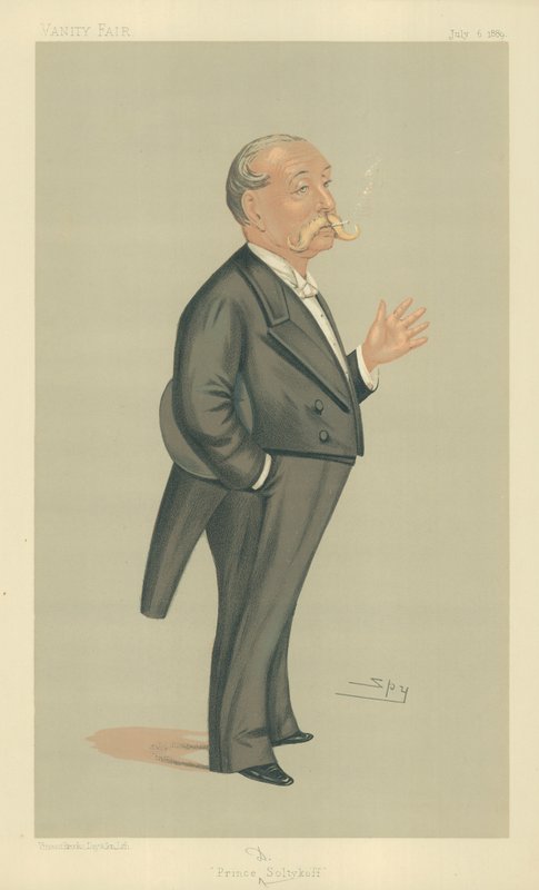 HSH Principe Demtrey Soltykoff, Principe Soltykoff, 6 luglio 1889, caricatura di Vanity Fair da Leslie Matthew Ward