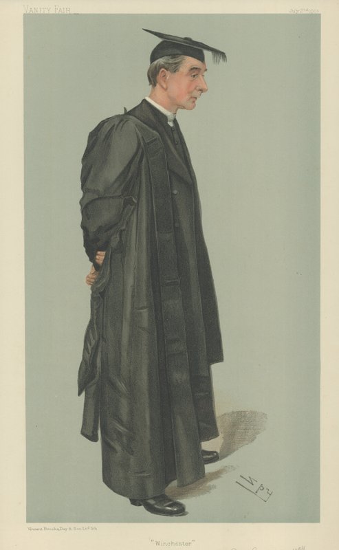 Hubert Burge, il preside di Winchester da Leslie Matthew Ward