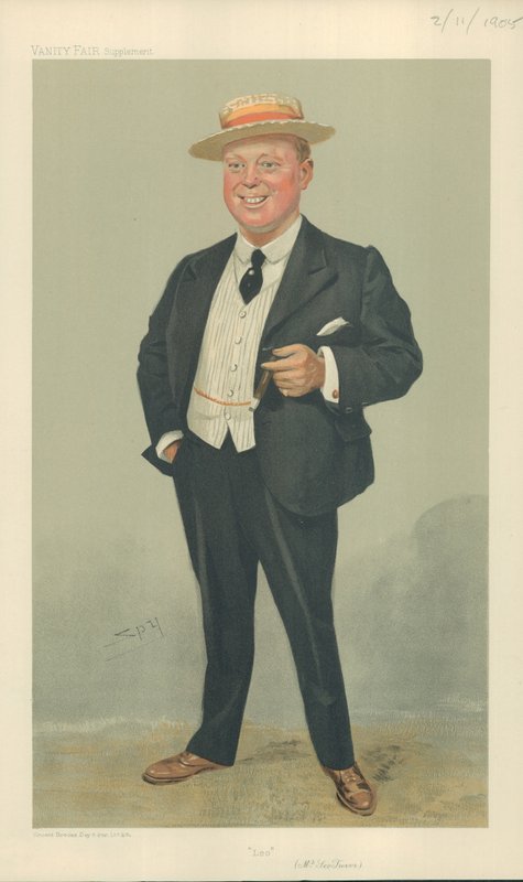 Leo Trevor, Leo, 2 novembre 1905, caricatura di Vanity Fair da Leslie Matthew Ward