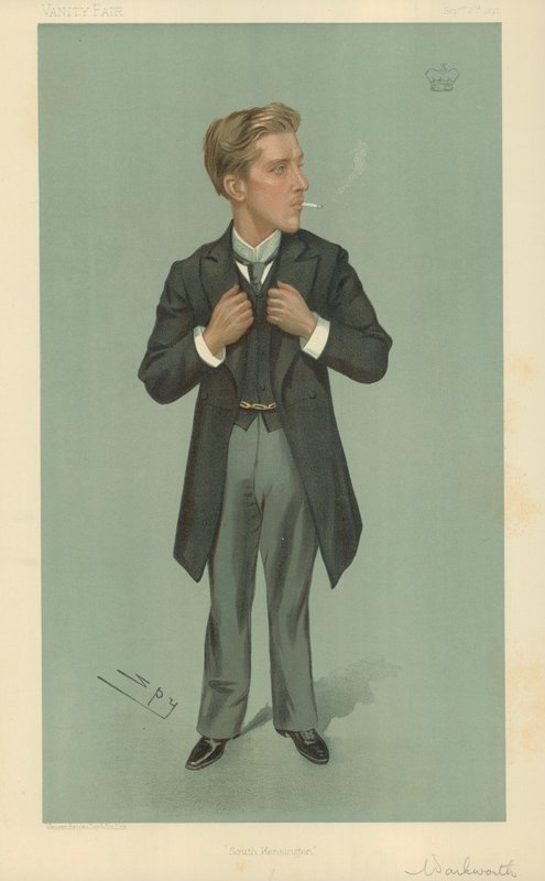 Lord Warkworth, South Kensington, 2 settembre 1897, caricatura di Vanity Fair da Leslie Matthew Ward