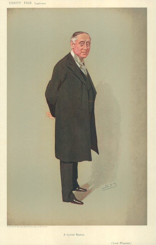 Lord Weardale, Un radicale cinico, 25 luglio 1906, caricatura di Vanity Fair da Leslie Matthew Ward