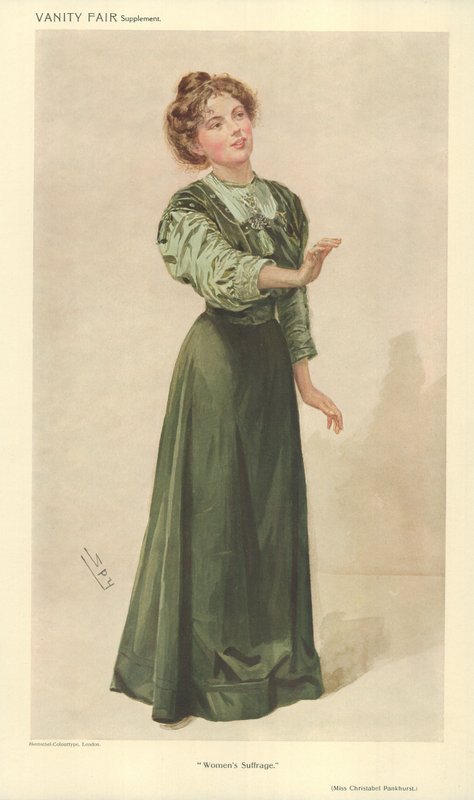 Miss Christabel Pankhurst da Leslie Matthew Ward