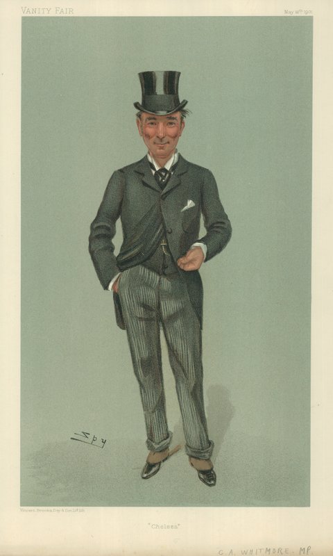 Mr Charles Algernon Whitmore, Chelsea, 16 maggio 1901, caricatura di Vanity Fair da Leslie Matthew Ward