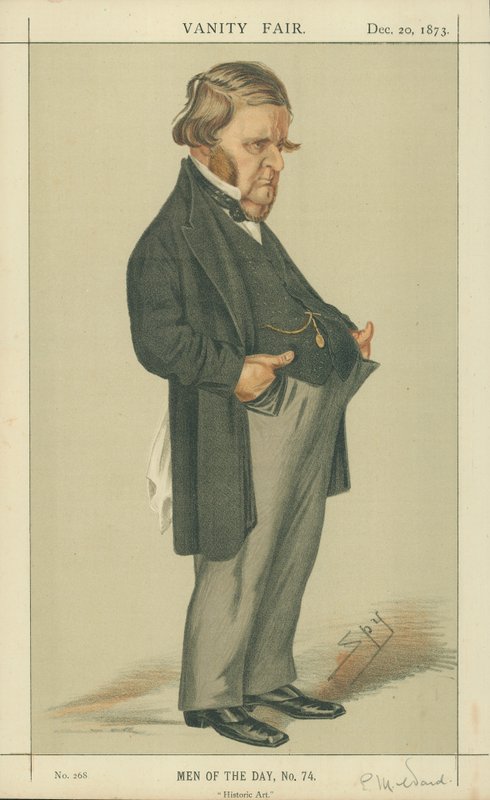 Mr Edward Matthew Ward, Arte Storica, 20 dicembre 1873, cartone animato di Vanity Fair da Leslie Matthew Ward