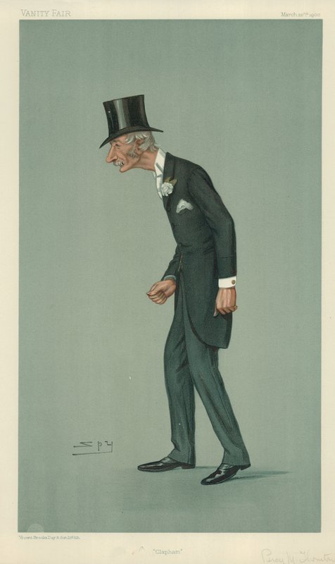 Mr Percy Melville Thornton, Clapham, 22 marzo 1900, caricatura di Vanity Fair da Leslie Matthew Ward