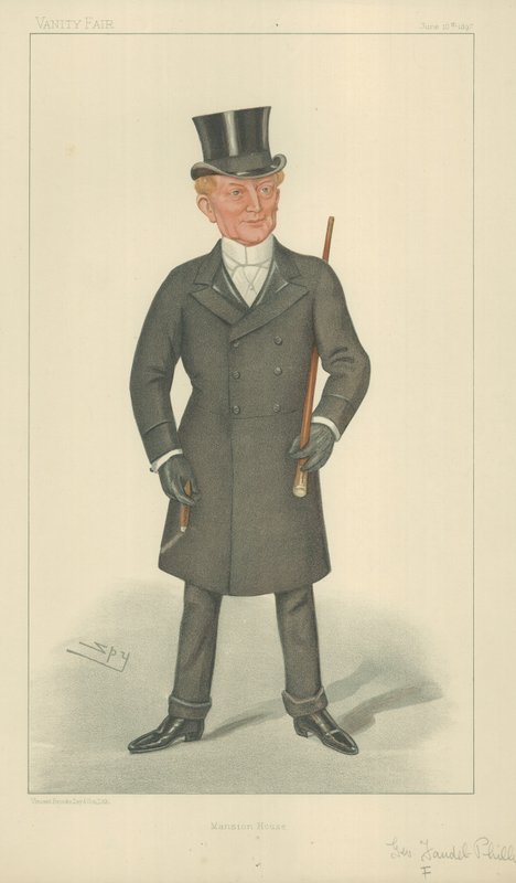 Sir F Phillips, Il Sindaco di Londra da Leslie Matthew Ward
