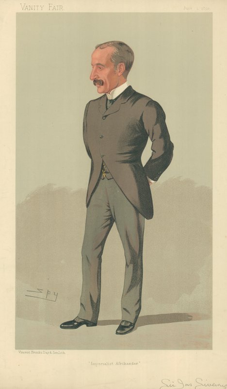 Sir James Sivewright, Afrikander imperialista, 1 giugno 1893, caricatura di Vanity Fair da Leslie Matthew Ward