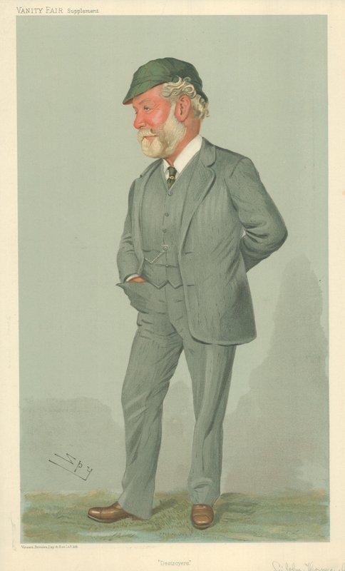Sir John Isaac Thornycroft, Cacciatorpediniere, 19 gennaio 1905, caricatura di Vanity Fair da Leslie Matthew Ward