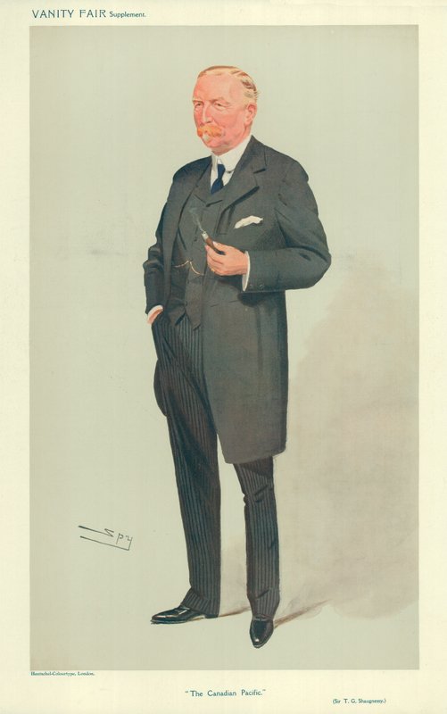 Sir Thomas Shaugnessy, The Canadian Pacific, 26 agosto 1908, caricatura di Vanity Fair da Leslie Matthew Ward