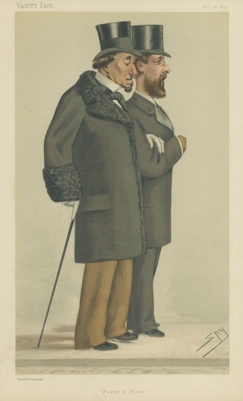 Il conte di Beaconsfield e il signor Montagu William Lowry Corry da Leslie Matthew Ward