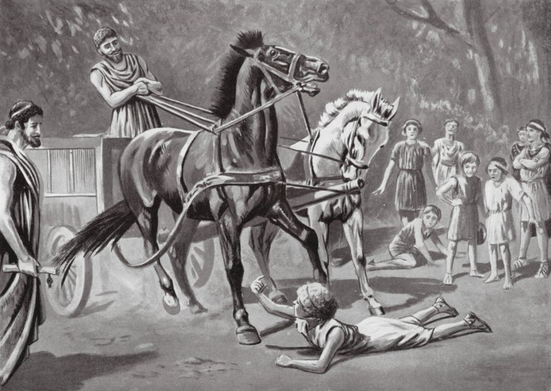 Alcibiade sfida il carrettiere da Leslie Mosley