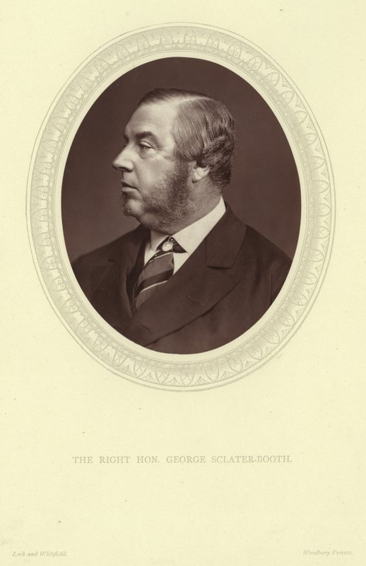 Ritratto di George Sclater-Booth, Barone Basing da Lock and Whitfield