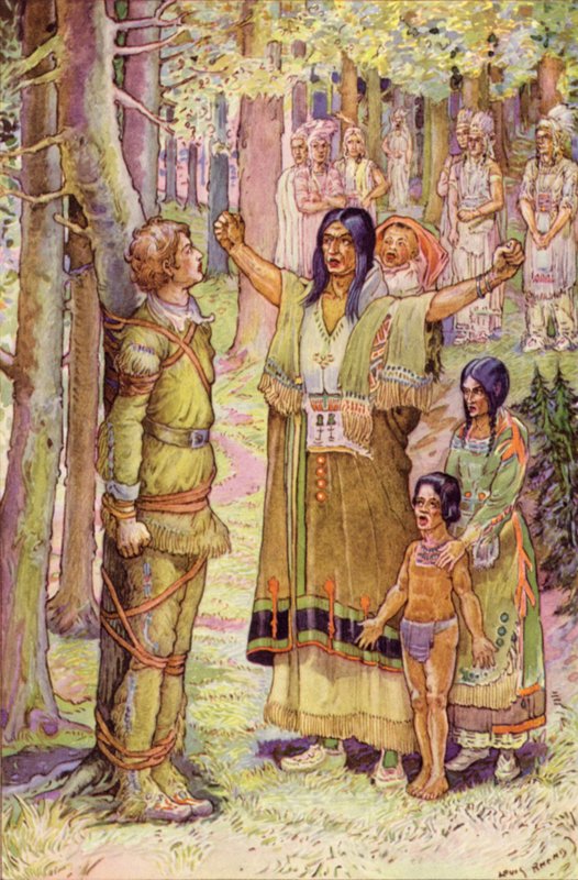 Fece risuonare gli archi della foresta con le sue urla da Louis John Rhead