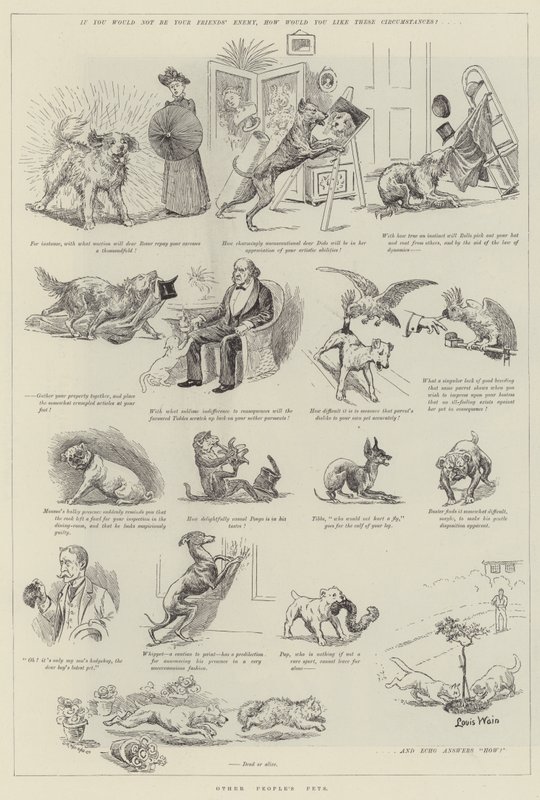 Gli animali domestici degli altri da Louis Wain