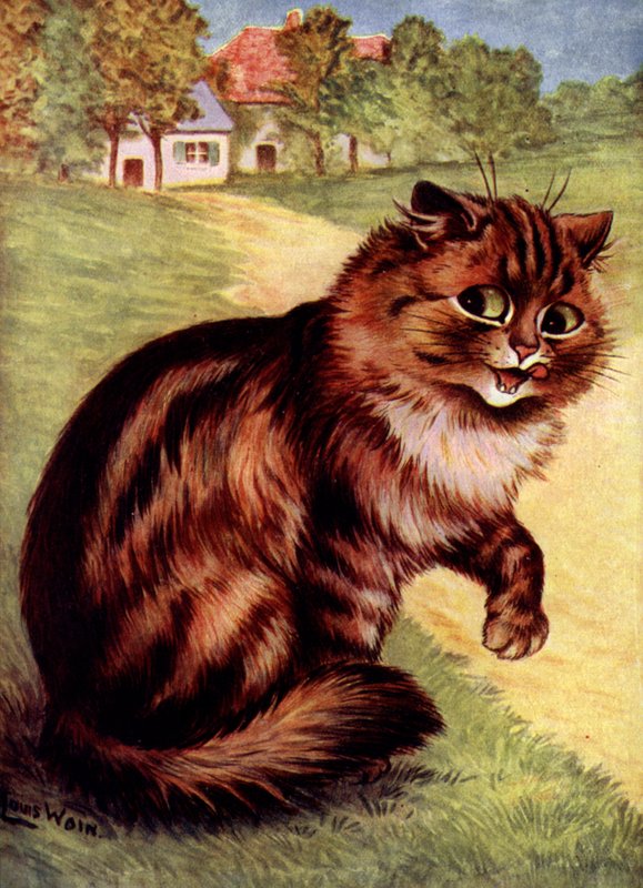 Gatto da Louis (after) Wain