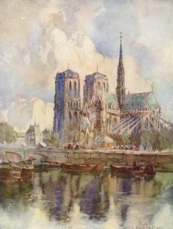 La cattedrale di Notre-Dame, Parigi da Louis Burleigh Bruhl