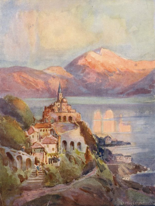 La chiesa della Madonna del Sasso, Locarno da Louis Burleigh Bruhl