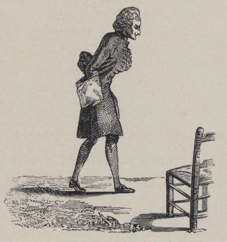 Jean-Philippe Rameau, compositore francese (incisione) da Louis Carrogis (after) Carmontelle