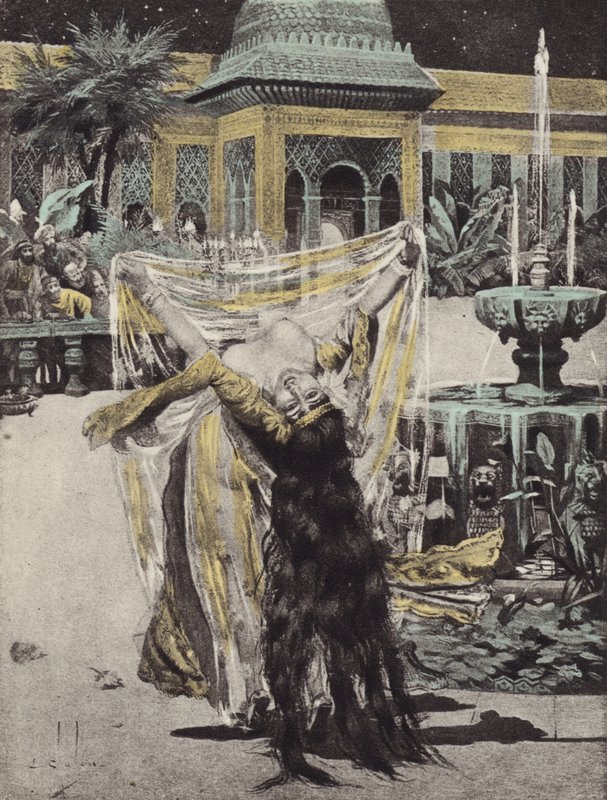 La figlia del Sultano di Babilonia che danza, secondo giorno, settima storia da Louis Chalon