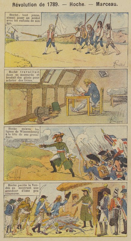 Rivoluzione del 1789, Hoche, Marceau da Louis Charles (after) Bombled