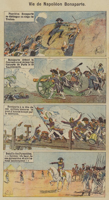Vita di Napoleone Bonaparte da Louis Charles (after) Bombled