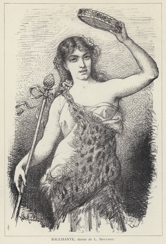Baccante da Louis Claude Mouchot