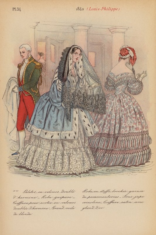 Moda francese: 1840, Luigi Filippo da Louis Colas