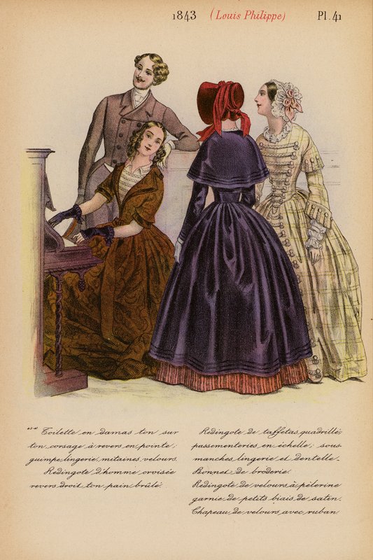 Moda francese: 1843, Luigi Filippo da Louis Colas