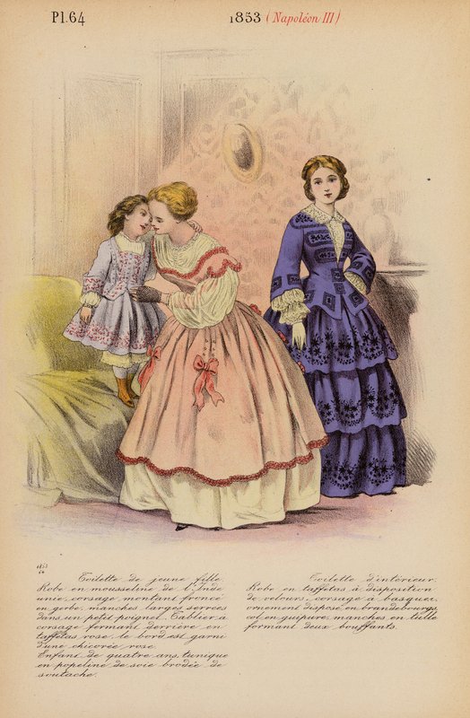 Moda francese: 1853, Napoleone III da Louis Colas