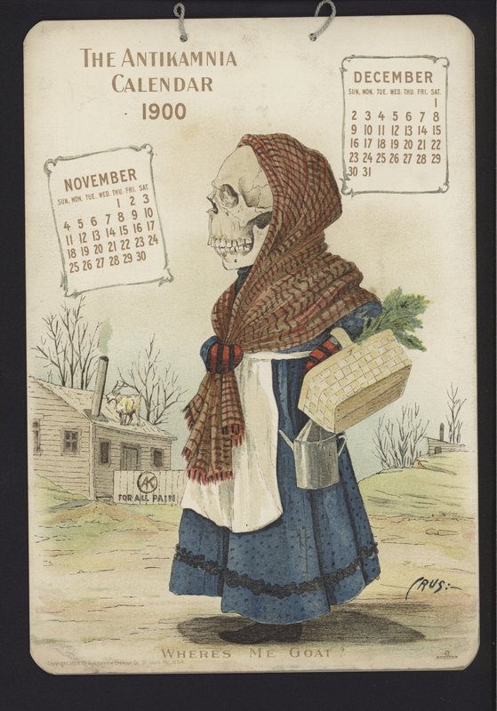 Illustrazione per il Calendario Antikamnia da Louis Crucius or Crusuius