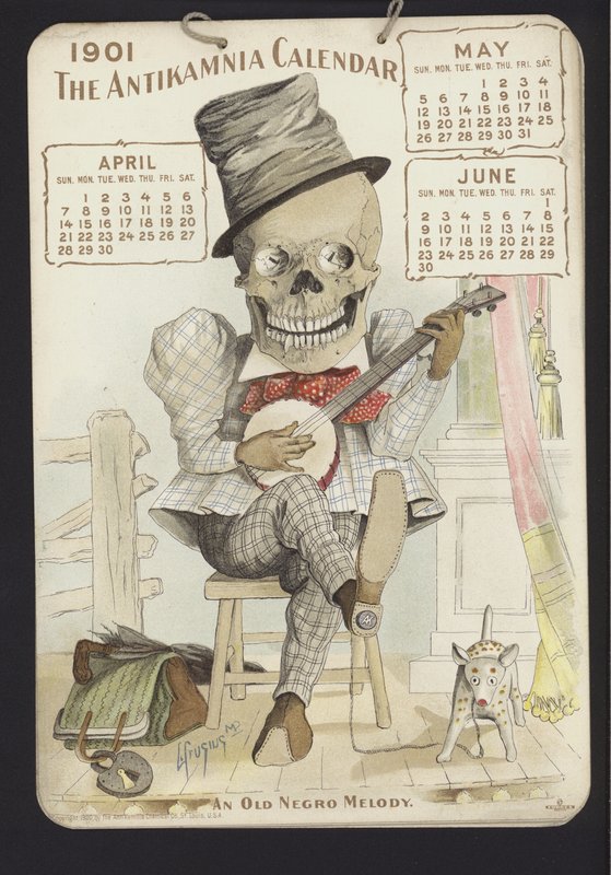 Illustrazione per il Calendario Antikamnia, 1901 da Louis Crucius or Crusuius