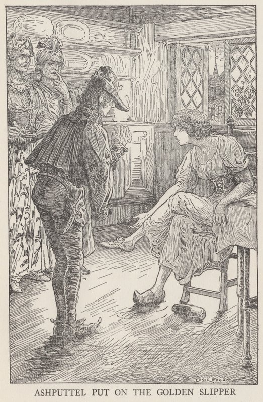 Cenerentola (litografia) da Louis John Rhead