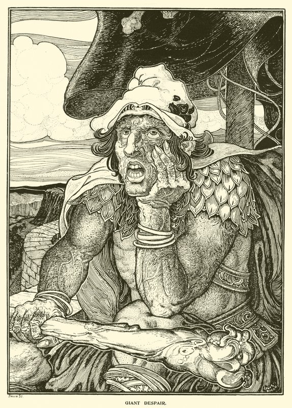 Gigante Disperazione (incisione) da Louis John Rhead