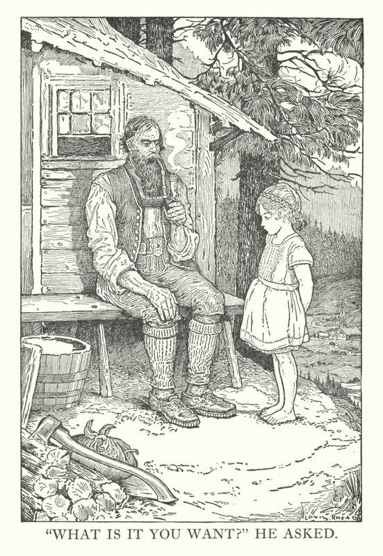 Illustrazione per Heidi di Johanna Spyri da Louis John Rhead