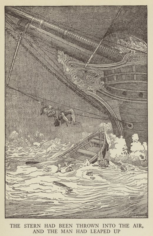 Illustrazione per Kidnapped di Robert Louis Stevenson da Louis John Rhead
