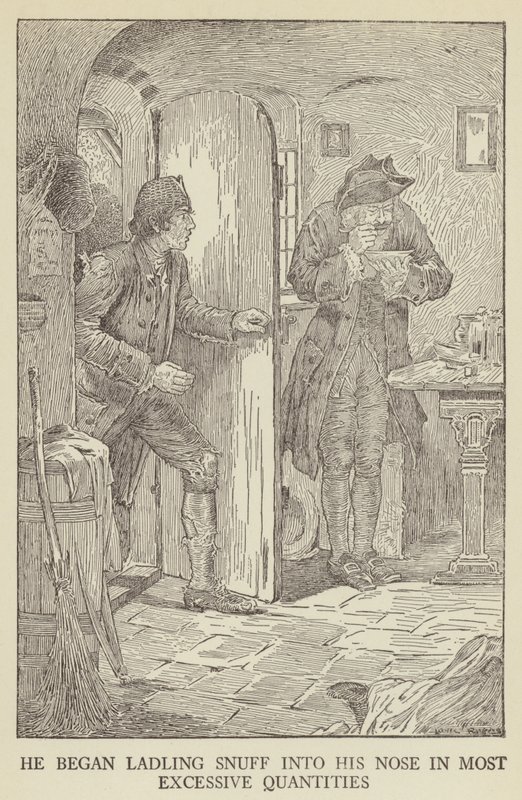 Illustrazione per Kidnapped di Robert Louis Stevenson da Louis John Rhead