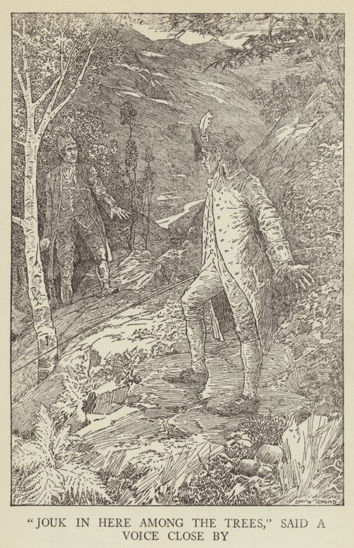Illustrazione per Kidnapped di Robert Louis Stevenson da Louis John Rhead