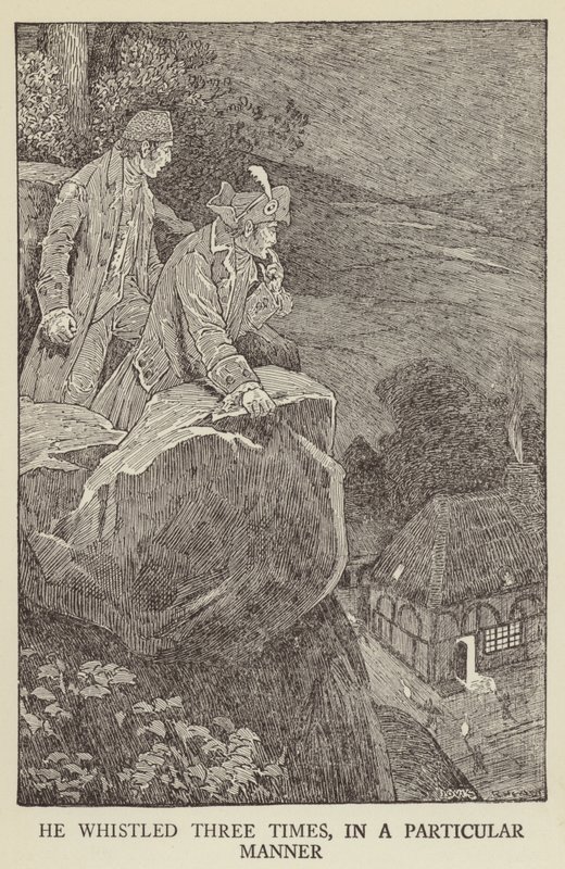 Illustrazione per Kidnapped di Robert Louis Stevenson da Louis John Rhead