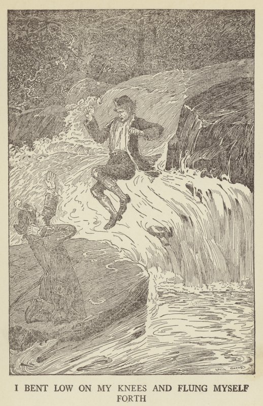 Illustrazione per Kidnapped di Robert Louis Stevenson da Louis John Rhead